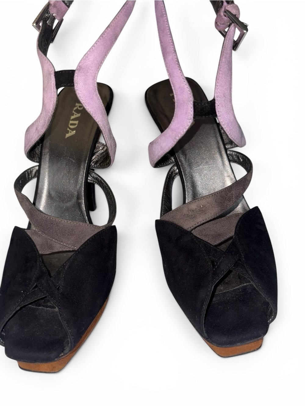 PRADA vintage suede heels ✨ Sz 38 - Picture 14 of 15